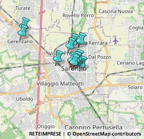 Mappa Via Giuseppe Garibaldi, 21047 Saronno VA, Italia (1.06091)