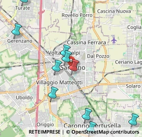 Mappa Via Garibaldi Giuseppe, 21047 Saronno VA, Italia (2.55273)