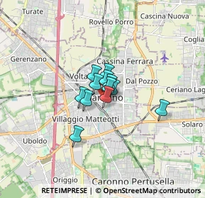 Mappa Via Giuseppe Garibaldi, 21047 Saronno VA, Italia (0.74583)