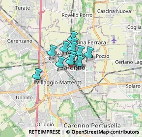 Mappa Via Garibaldi Giuseppe, 21047 Saronno VA, Italia (0.77077)