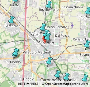 Mappa Via Garibaldi Giuseppe, 21047 Saronno VA, Italia (2.65467)
