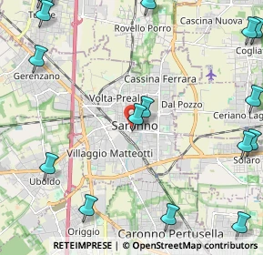 Mappa Via Garibaldi Giuseppe, 21047 Saronno VA, Italia (3.26875)