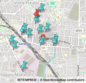 Mappa Via Garibaldi Giuseppe, 21047 Saronno VA, Italia (0.44429)