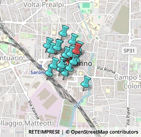 Mappa Via Giuseppe Garibaldi, 21047 Saronno VA, Italia (0.216)