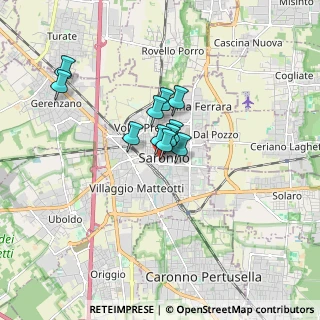 Mappa Via Garibaldi Giuseppe, 21047 Saronno VA, Italia (1.06091)