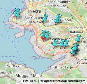 Mappa 34146 Trieste TS, Italia (2.1525)