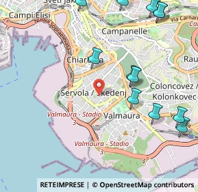 Mappa 34146 Trieste TS, Italia (1.31917)