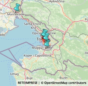 Mappa 34146 Trieste TS, Italia (31.98909)
