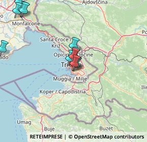 Mappa 34146 Trieste TS, Italia (18.095)