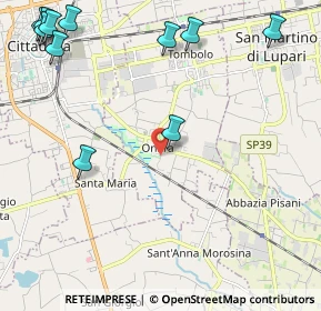 Mappa Via dei Carraresi, 35019 Tombolo PD, Italia (3.04818)