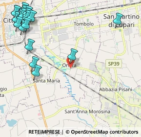 Mappa Via dei Carraresi, 35019 Tombolo PD, Italia (3.20632)