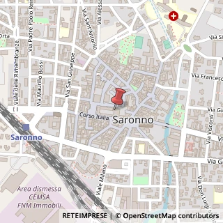 Mappa Piazza de Gasperi, 21047 Saronno VA, Italia, 21047 Saronno, Varese (Lombardia)