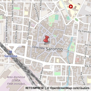 Mappa Piazza Volontari del Sangue, 9, 21047 Saronno, Varese (Lombardia)