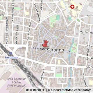 Mappa Corso Italia, 41, 21047 Saronno, Varese (Lombardia)