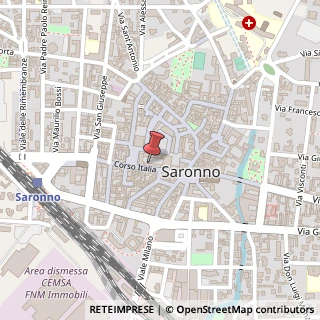 Mappa Corso Italia, 37, 21047 Saronno, Varese (Lombardia)