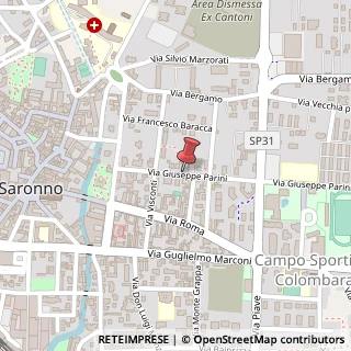 Mappa Via Parini, 16, 21047 Saronno, Varese (Lombardia)