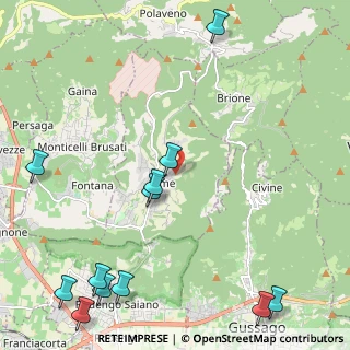 Mappa Via Maiolini, 25050 Ome BS, Italia (3.10333)