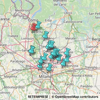 Mappa Via Boltraffio, 20851 Lissone MB, Italia (10.421)