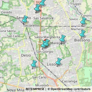 Mappa Via Boltraffio, 20851 Lissone MB, Italia (2.42909)