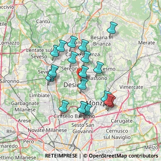 Mappa Via Boltraffio, 20851 Lissone MB, Italia (6.3265)