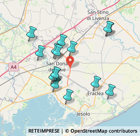 Mappa Via Trezza, 30027 San Donà di Piave VE, Italia (6.83)