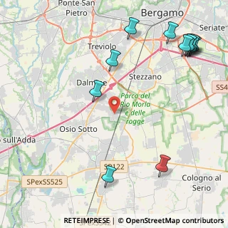 Mappa Piazza Roma, 24040 Levate BG, Italia (5.83333)
