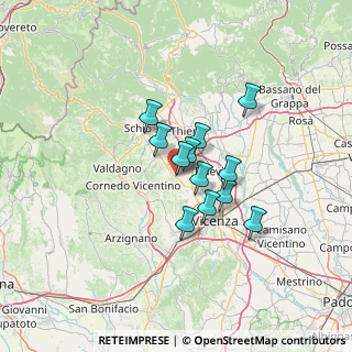 Mappa 36033 Isola vicentina VI, Italia (9.01417)