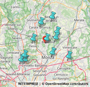 Mappa Via degli Artigiani, 20853 Biassono MB, Italia (6.52636)