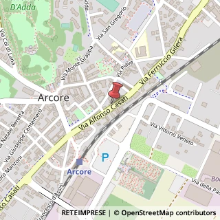 Mappa Via A. Casati, 26, 20862 Arcore, Monza e Brianza (Lombardia)
