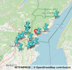 Mappa Via Ceriolo, 25083 Gardone Riviera BS, Italia (6.09125)