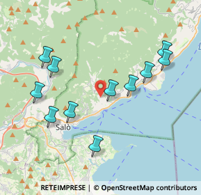 Mappa Via Ceriolo, 25083 Gardone Riviera BS, Italia (3.95818)