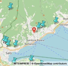 Mappa Via Ceriolo, 25083 Gardone Riviera BS, Italia (3.00455)