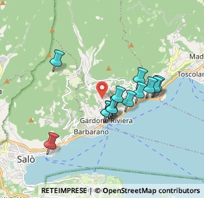 Mappa Via Ceriolo, 25083 Gardone Riviera BS, Italia (1.41385)