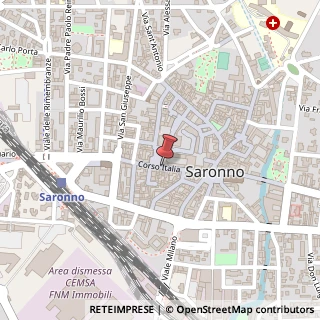Mappa Corso Italia, 49, 21047 Saronno, Varese (Lombardia)