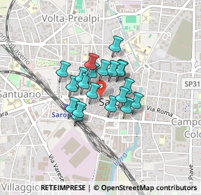 Mappa P.za Volontari del Sangue, 21047 Saronno VA, Italia (0.2605)