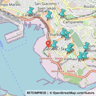 Mappa Via di Servola, 34145 Trieste TS, Italia (1.15818)