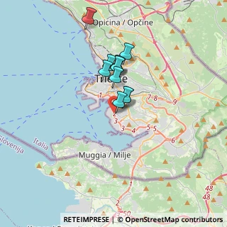Mappa Via di Servola, 34145 Trieste TS, Italia (2.45636)
