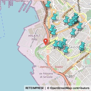 Mappa Via di Servola, 34145 Trieste TS, Italia (0.617)