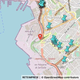 Mappa Via di Servola, 34145 Trieste TS, Italia (0.746)