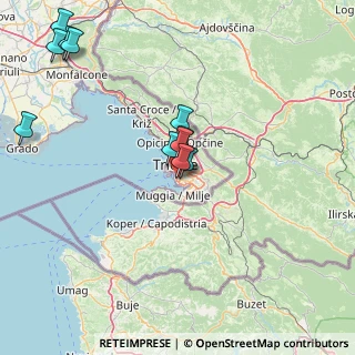 Mappa Salita e Via E. Demarchi, 34146 Trieste TS, Italia (17.8625)