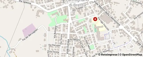 Mappa Carmignano di Brenta
