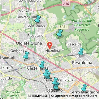 Mappa Via di Dio A., 21050 Marnate VA, Italia (2.85273)