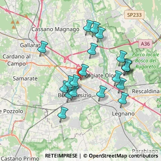 Mappa Via Repubblica, 21052 Busto Arsizio VA, Italia (3.589)