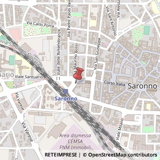 Mappa Piazza L. Cadorna, 4, 21047 Saronno, Varese (Lombardia)