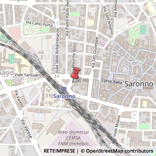 Mappa Piazza L. Cadorna, 10, 21047 Saronno, Varese (Lombardia)