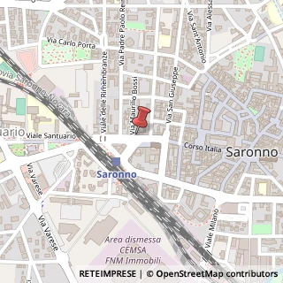 Mappa Corso Italia, 131, 21047 Saronno, Varese (Lombardia)