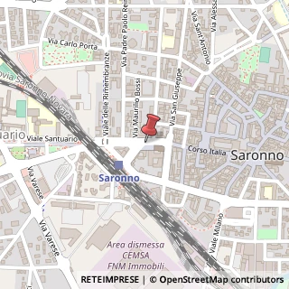 Mappa Piazza San Francesco, 1, 21047 Saronno, Varese (Lombardia)