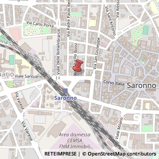Mappa Corso Italia, 135, 21047 Saronno, Varese (Lombardia)