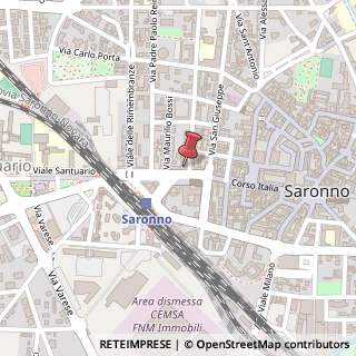 Mappa Corso Italia, 121, 21047 Saronno, Varese (Lombardia)