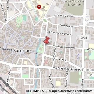 Mappa Via Parini, 1, 21047 Saronno, Varese (Lombardia)
